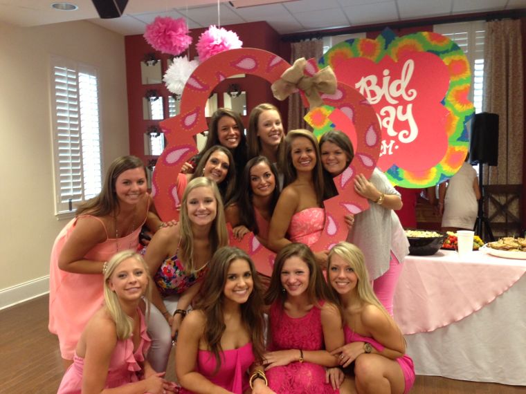 Auburn University bid day 2013